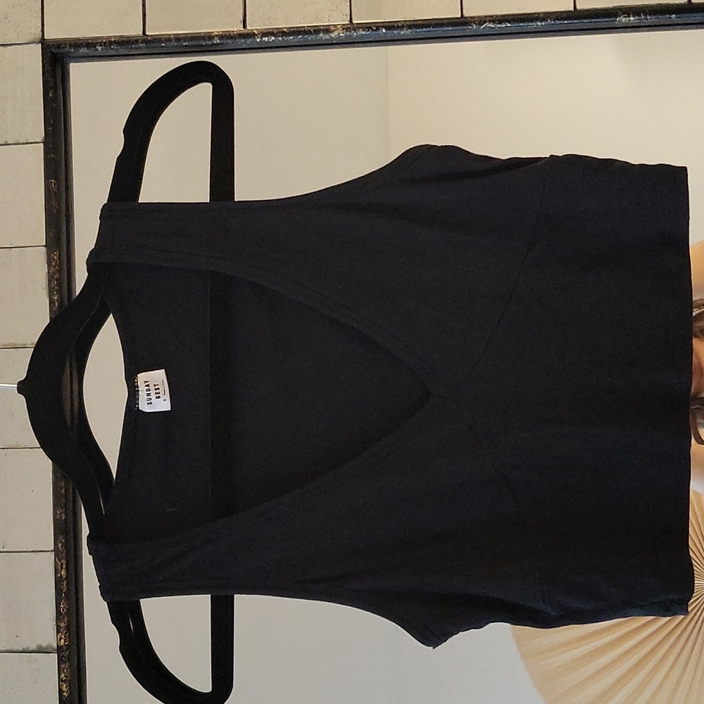 Aritzia Sunday Best V neck tank top